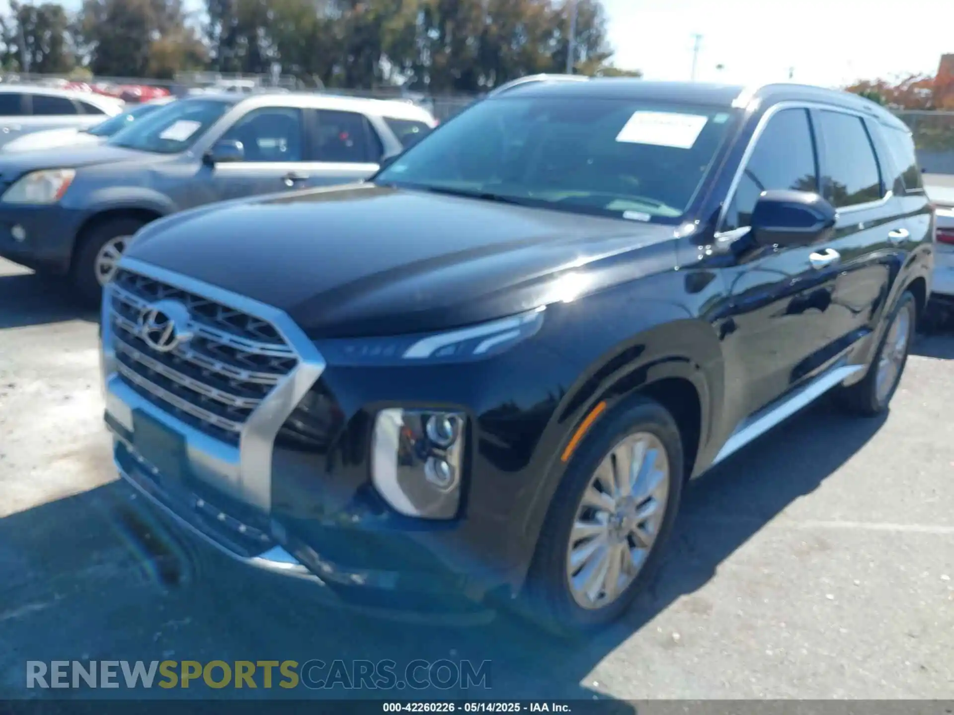 2 Photograph of a damaged car KM8R54HE4LU076796 HYUNDAI PALISADE 2020