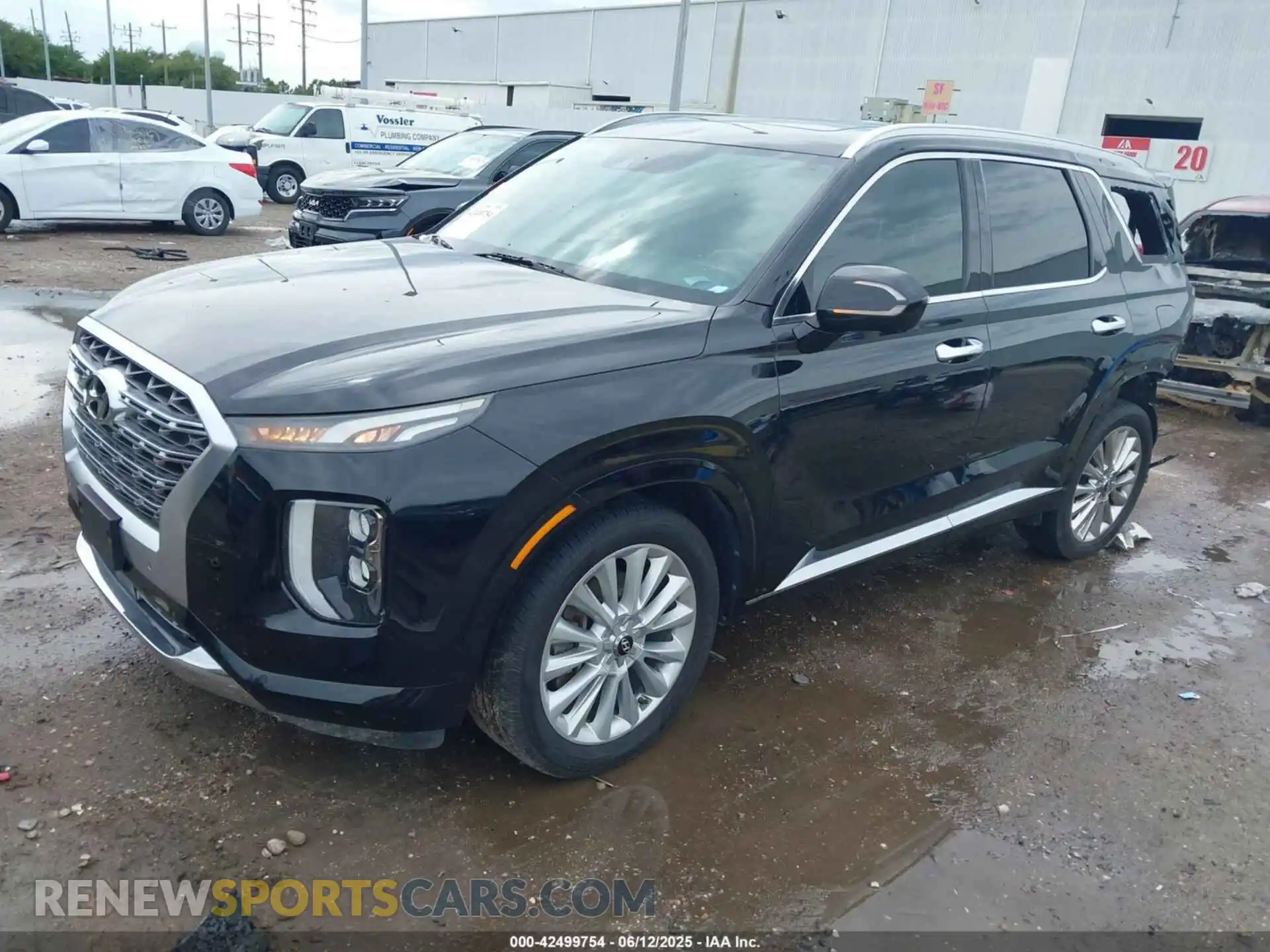 2 fotografías del automóvil dañado KM8R54HE9LU080908 HYUNDAI PALISADE 2020