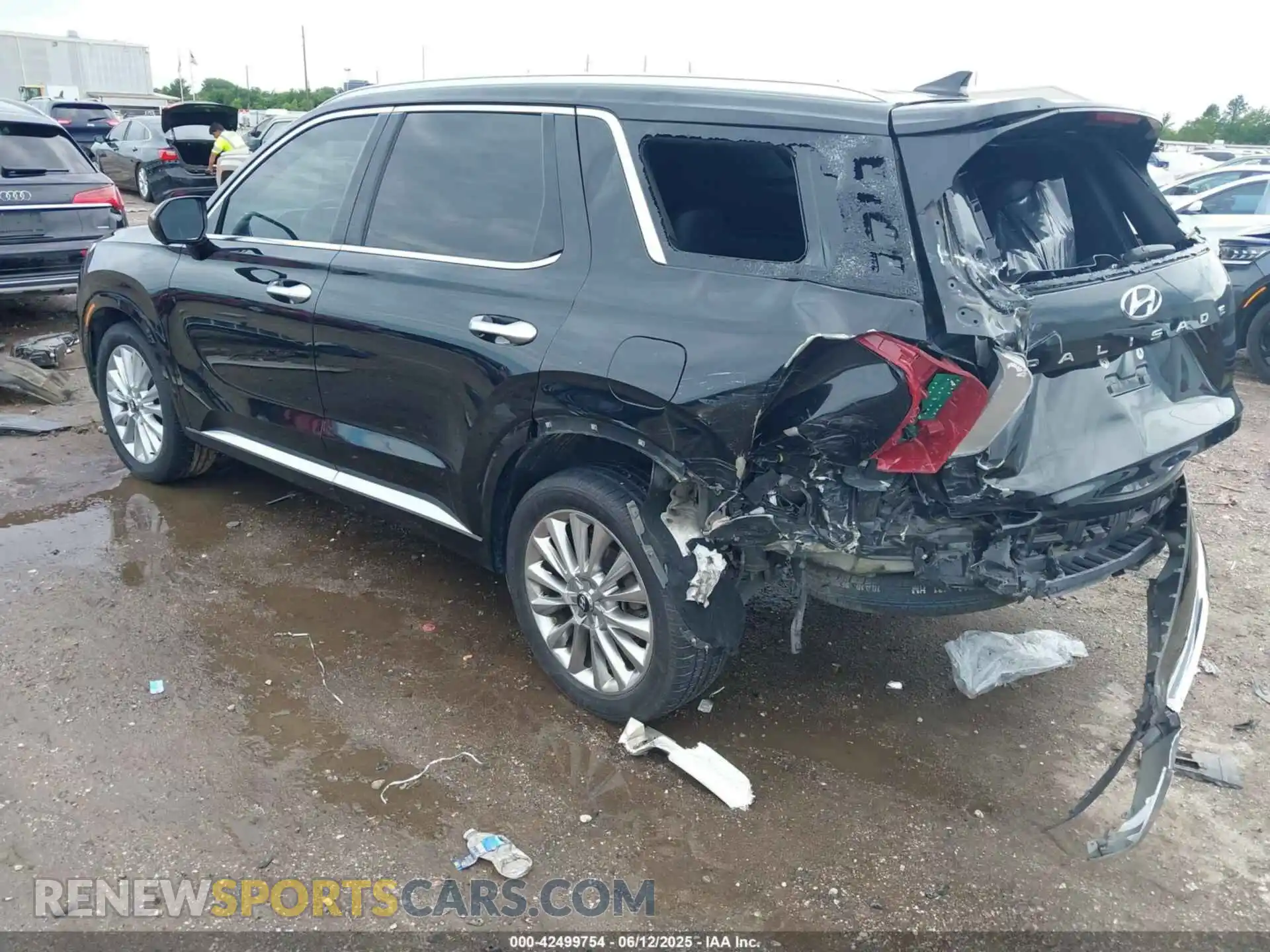 3 fotografías del automóvil dañado KM8R54HE9LU080908 HYUNDAI PALISADE 2020