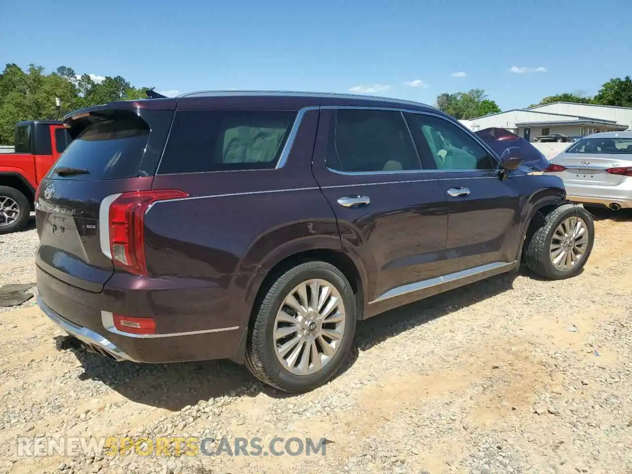 3 fotografías del automóvil dañado KM8R5DHE0LU161425 HYUNDAI PALISADE 2020