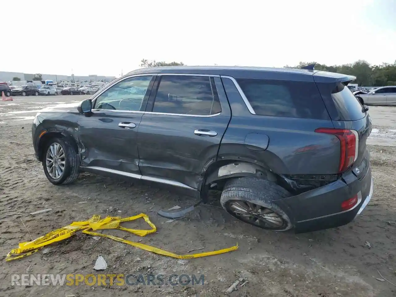 2 Photograph of a damaged car KM8R5DHE4LU106086 HYUNDAI PALISADE 2020