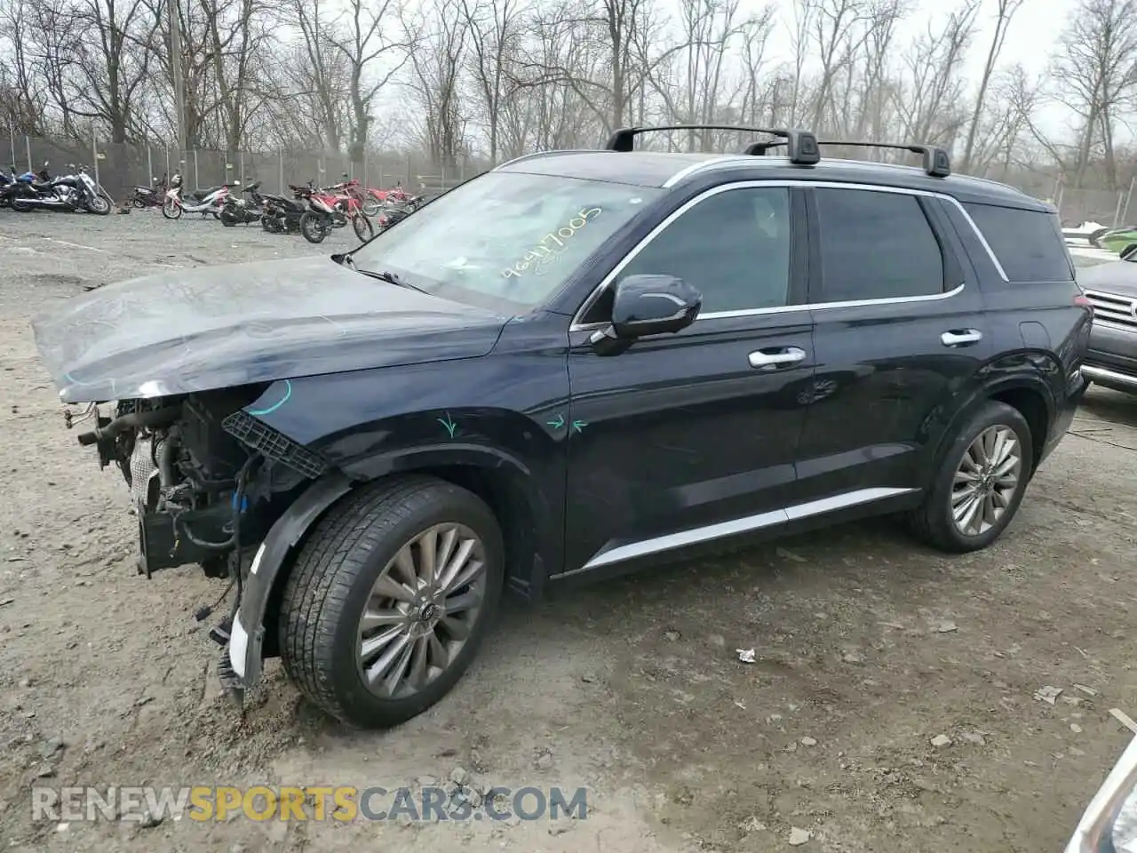1 Photograph of a damaged car KM8R5DHEXLU116542 HYUNDAI PALISADE 2020