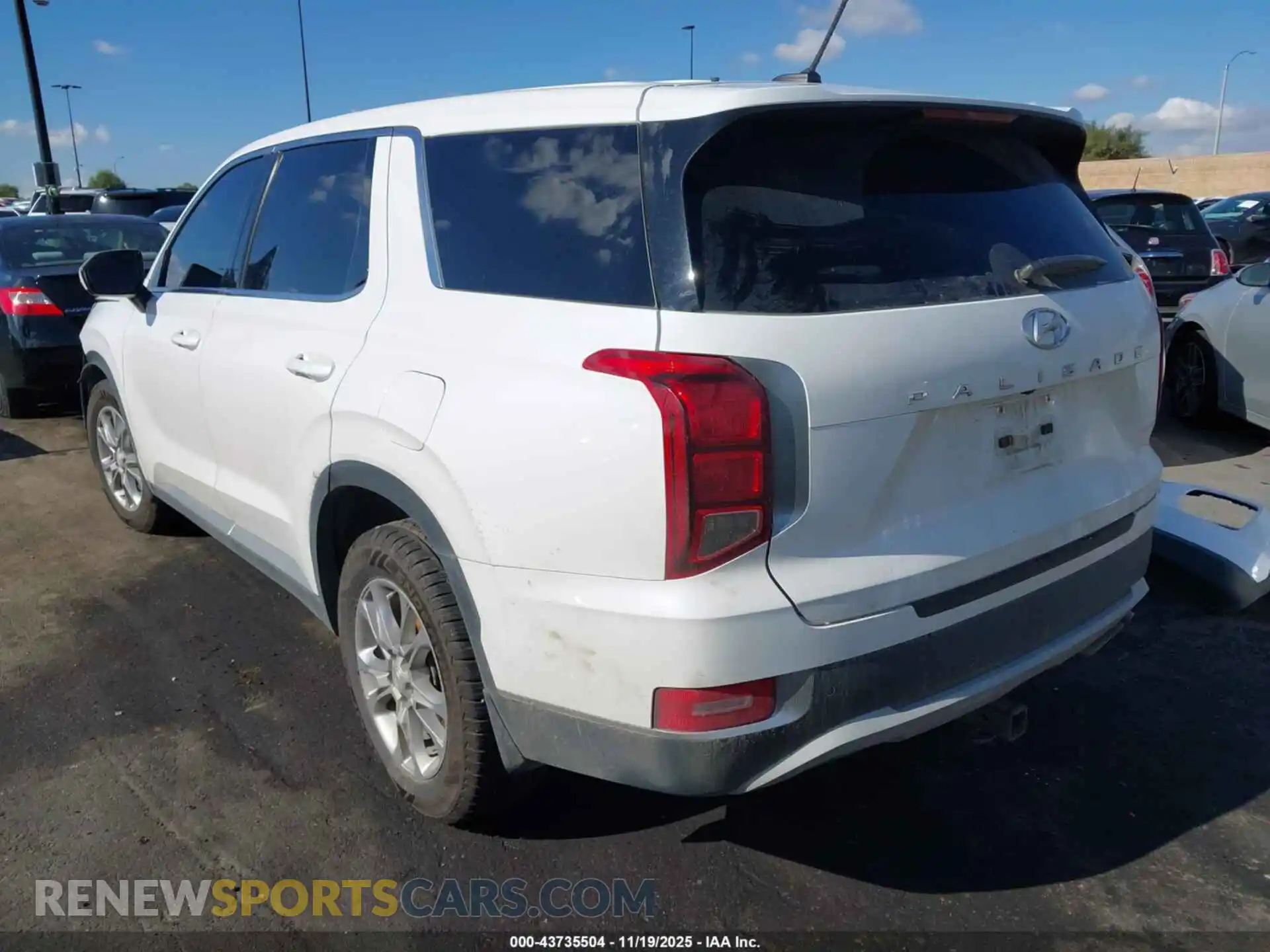 3 Photograph of a damaged car KM8R14HE4MU209831 HYUNDAI PALISADE 2021