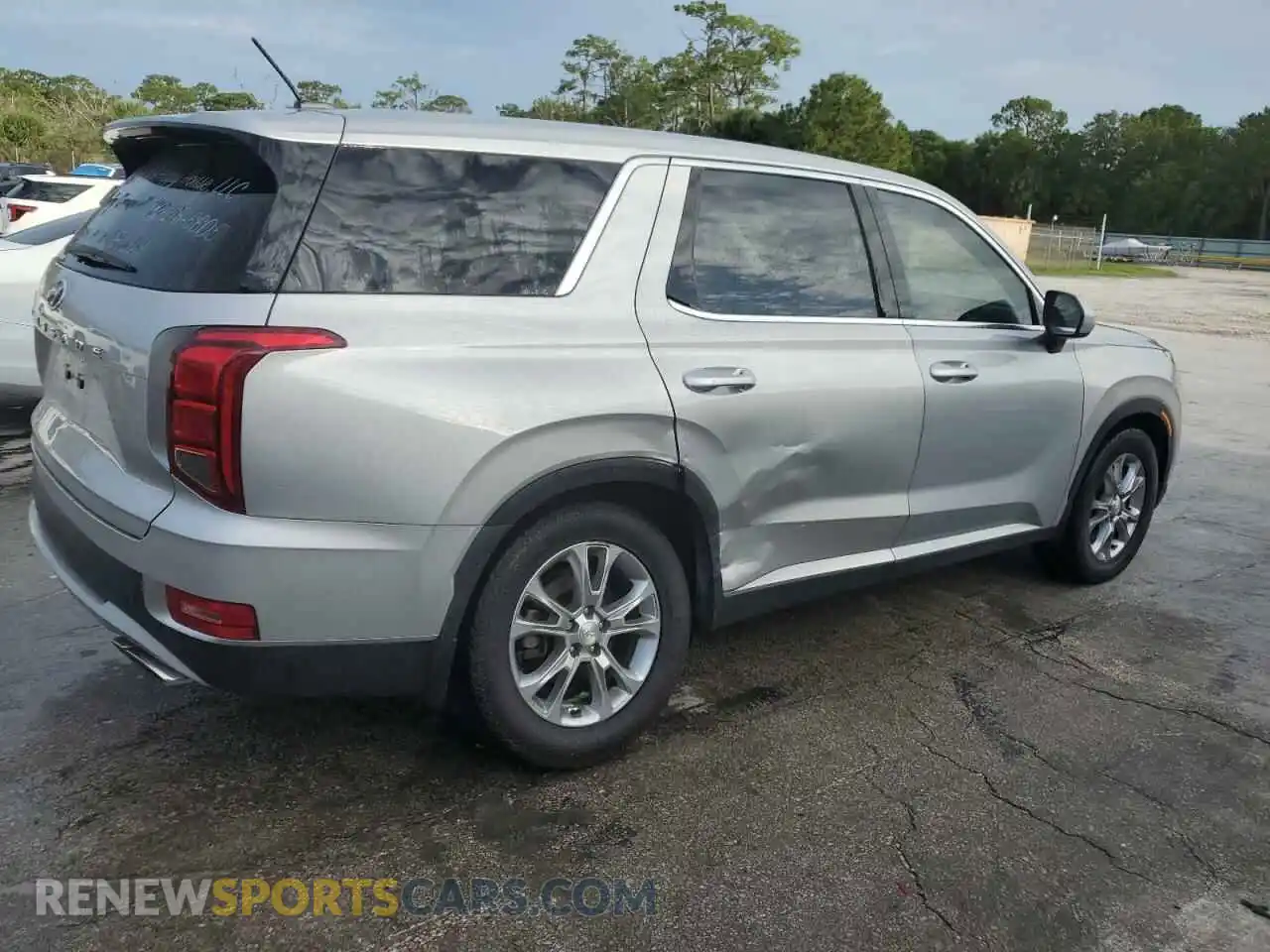 3 Photograph of a damaged car KM8R14HE4MU275098 HYUNDAI PALISADE 2021