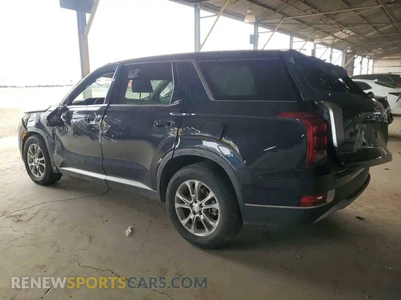 2 Photograph of a damaged car KM8R14HE9MU234076 HYUNDAI PALISADE 2021