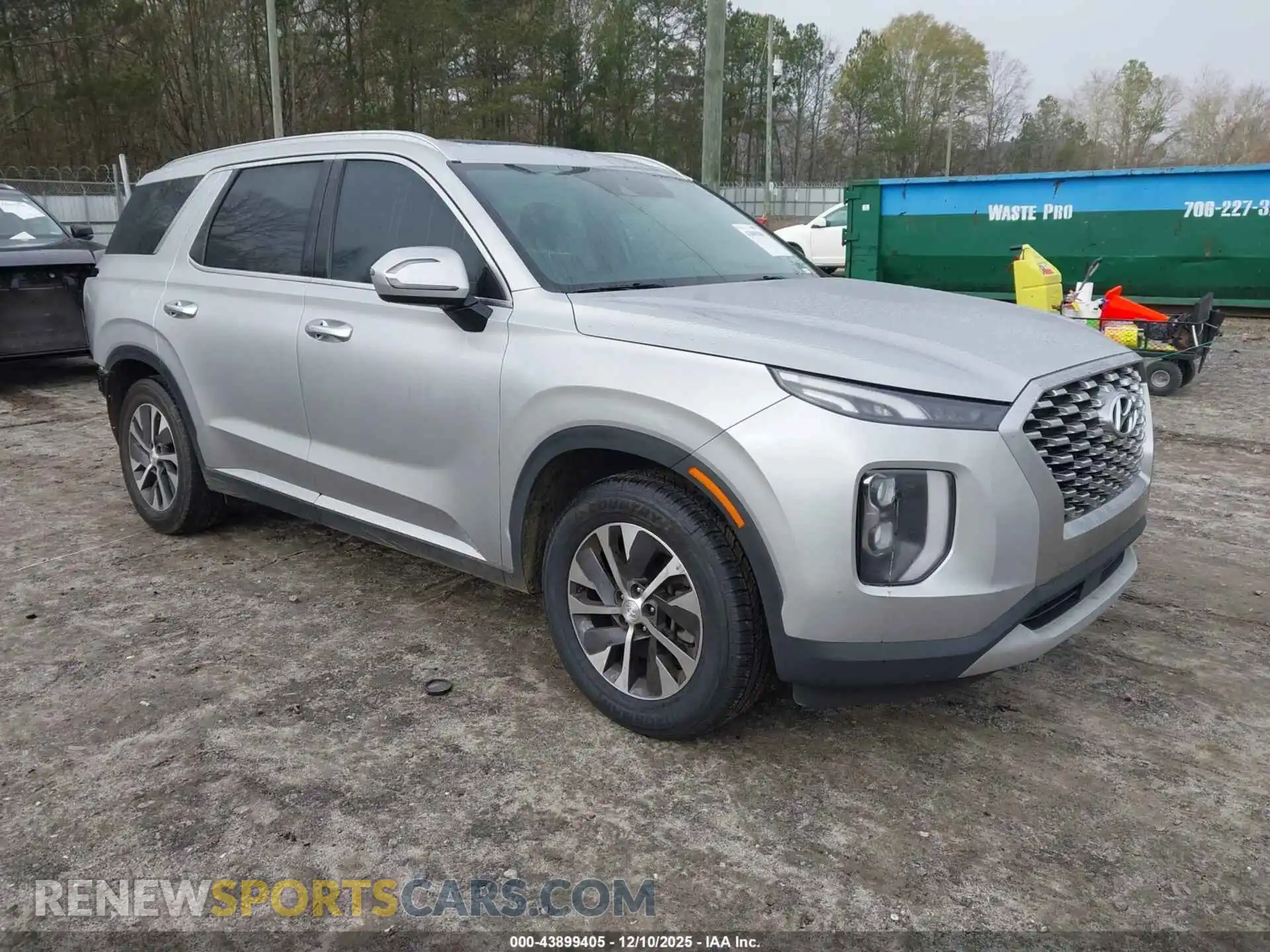 1 Photograph of a damaged car KM8R24HE4MU287376 HYUNDAI PALISADE 2021
