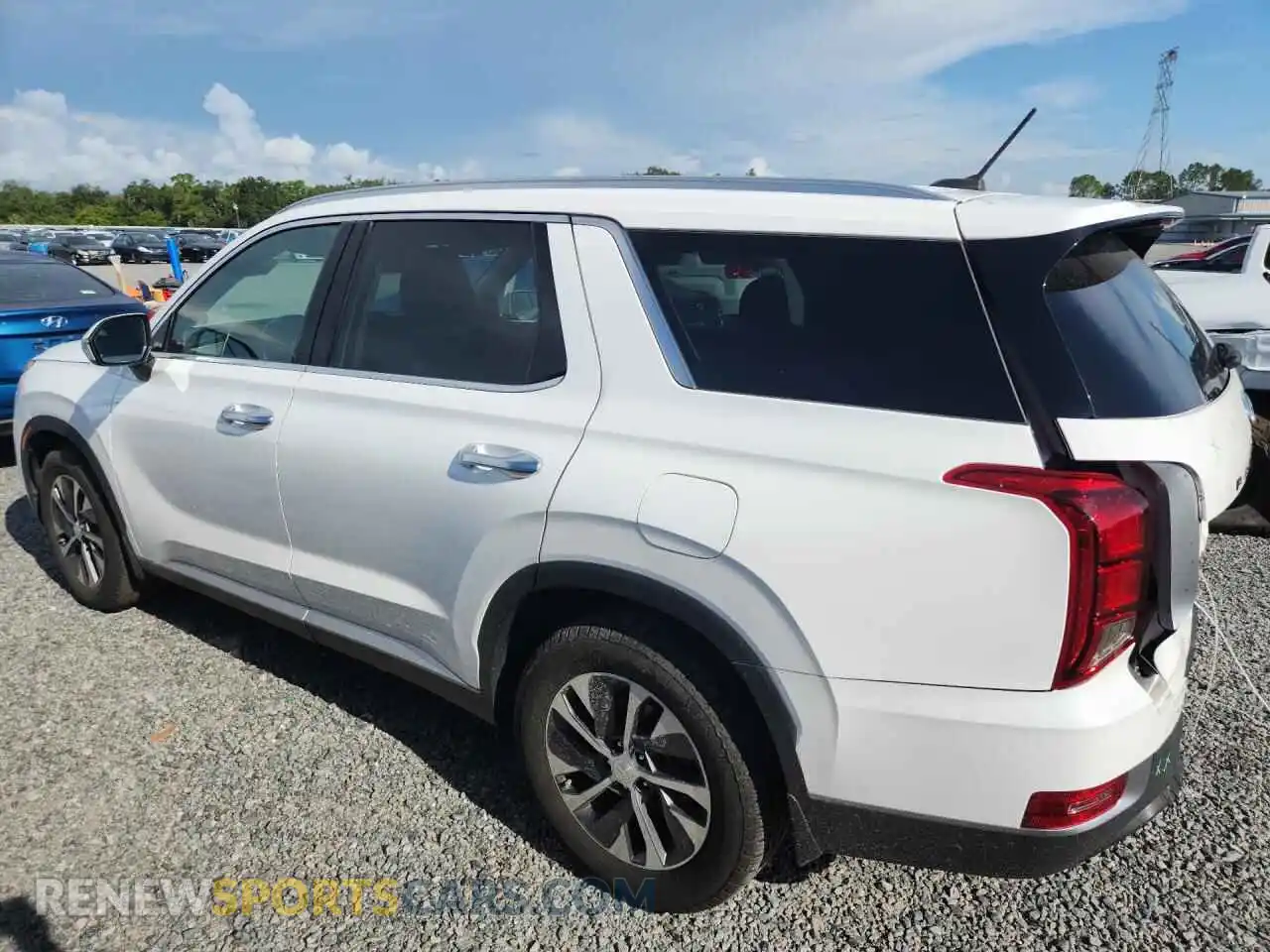 2 Photograph of a damaged car KM8R24HE5MU188159 HYUNDAI PALISADE 2021
