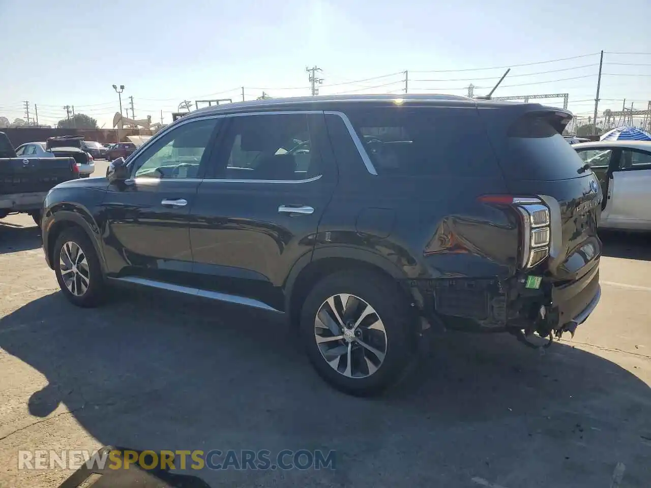 2 Photograph of a damaged car KM8R24HEXMU316895 HYUNDAI PALISADE 2021
