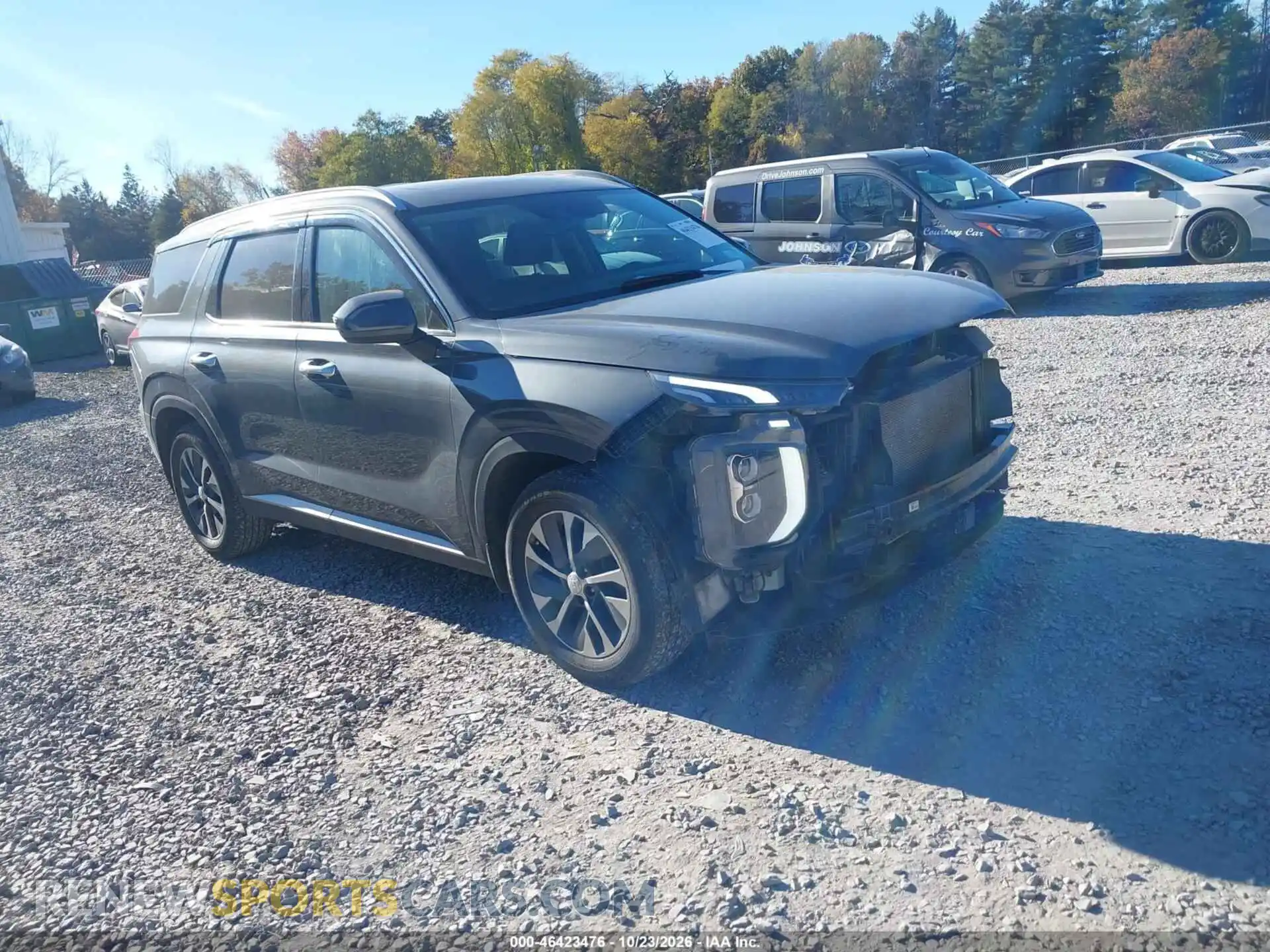 1 Photograph of a damaged car KM8R2DHE2MU284587 HYUNDAI PALISADE 2021
