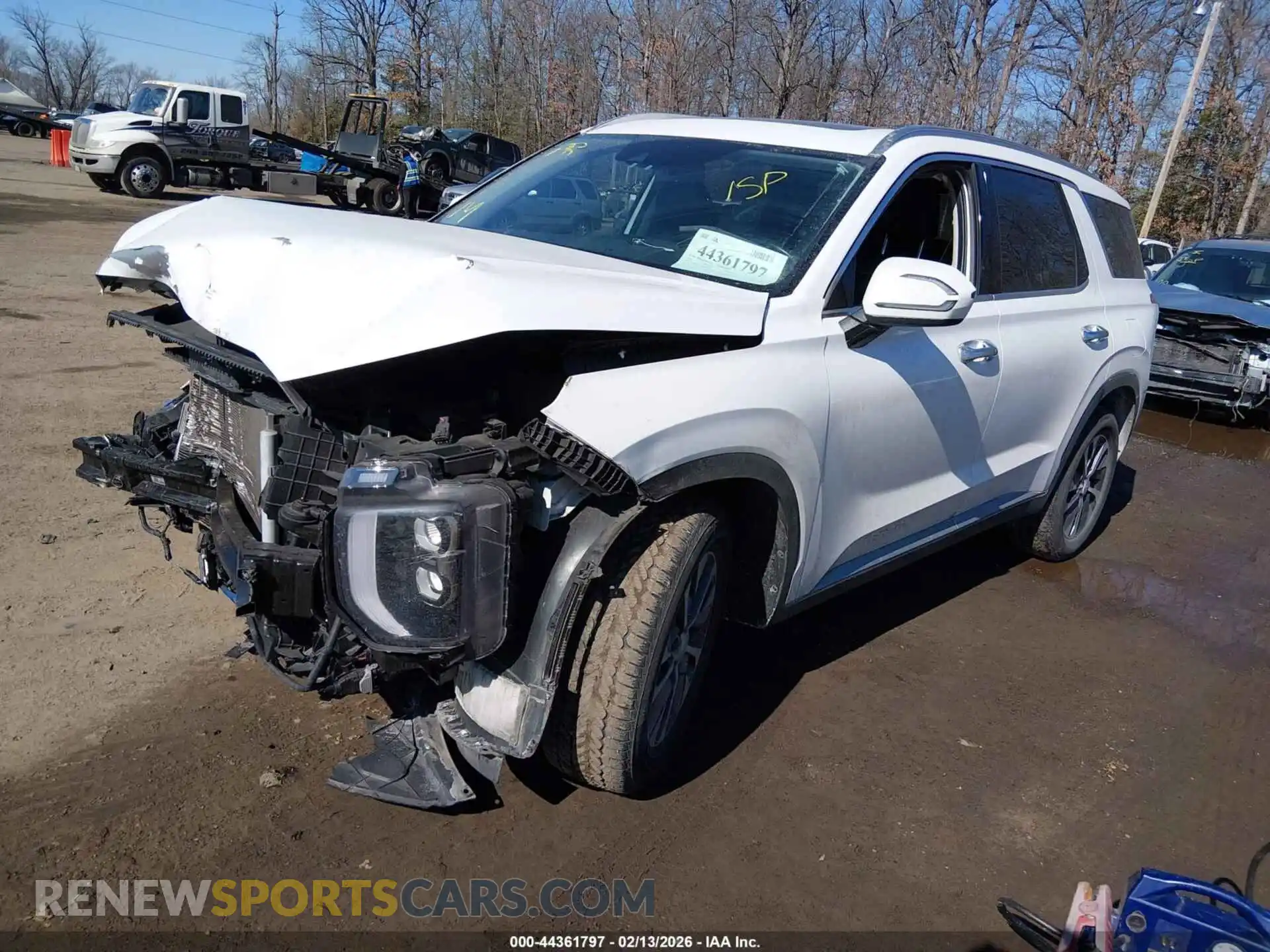 2 Photograph of a damaged car KM8R2DHE5MU286706 HYUNDAI PALISADE 2021