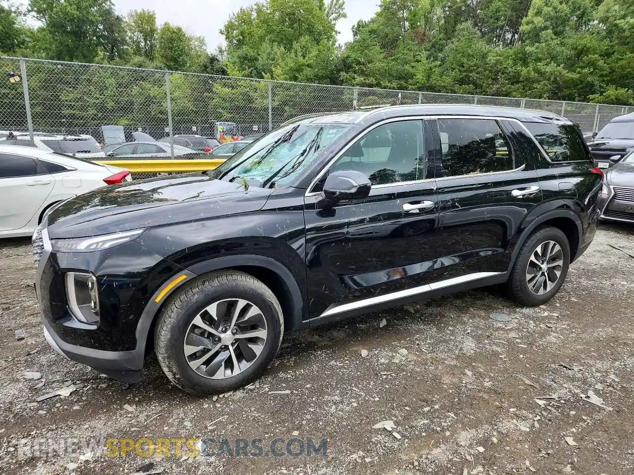 1 Photograph of a damaged car KM8R2DHE5MU305366 HYUNDAI PALISADE 2021