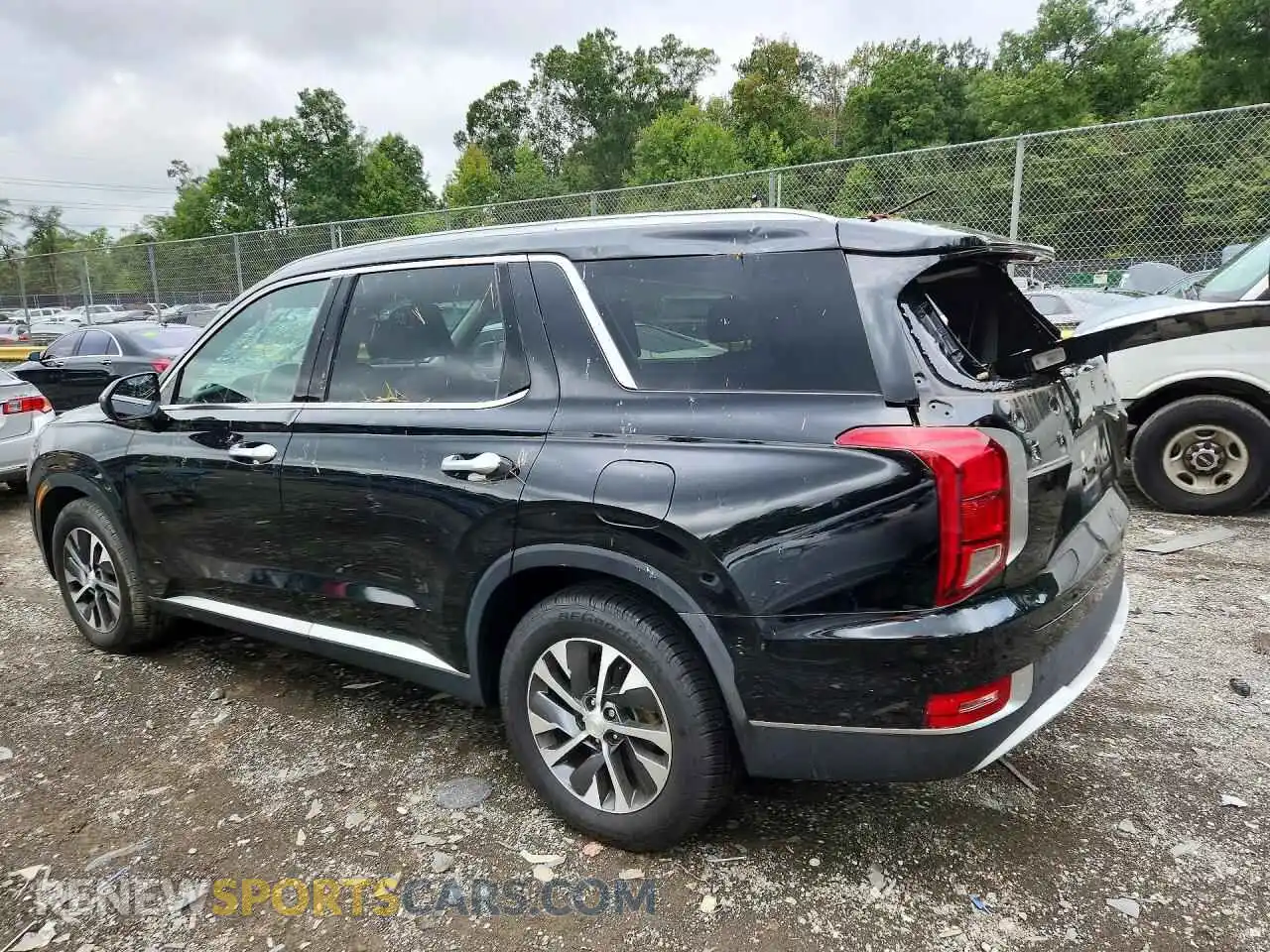 2 Photograph of a damaged car KM8R2DHE5MU305366 HYUNDAI PALISADE 2021