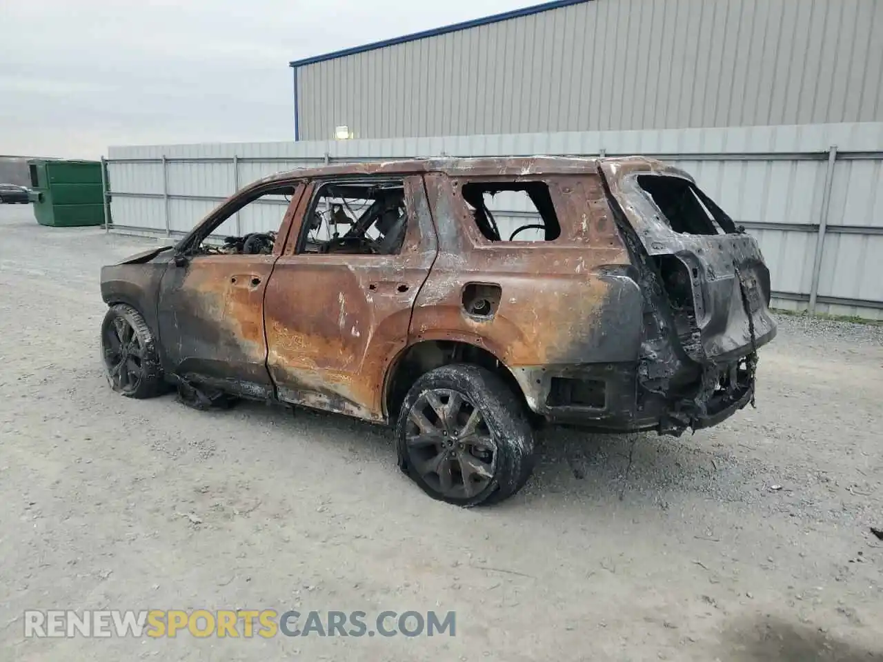 2 Photograph of a damaged car KM8R34HE4MU250325 HYUNDAI PALISADE 2021