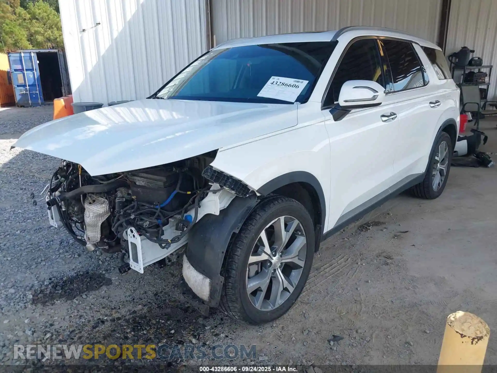 2 Photograph of a damaged car KM8R34HEXMU290425 HYUNDAI PALISADE 2021
