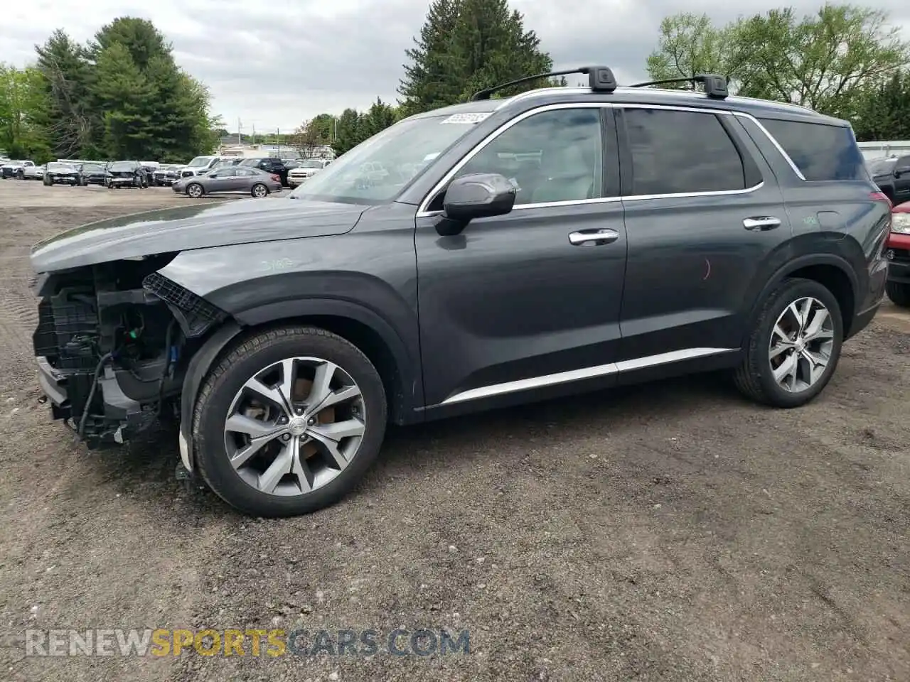 1 Photograph of a damaged car KM8R3DHEXMU202831 HYUNDAI PALISADE 2021