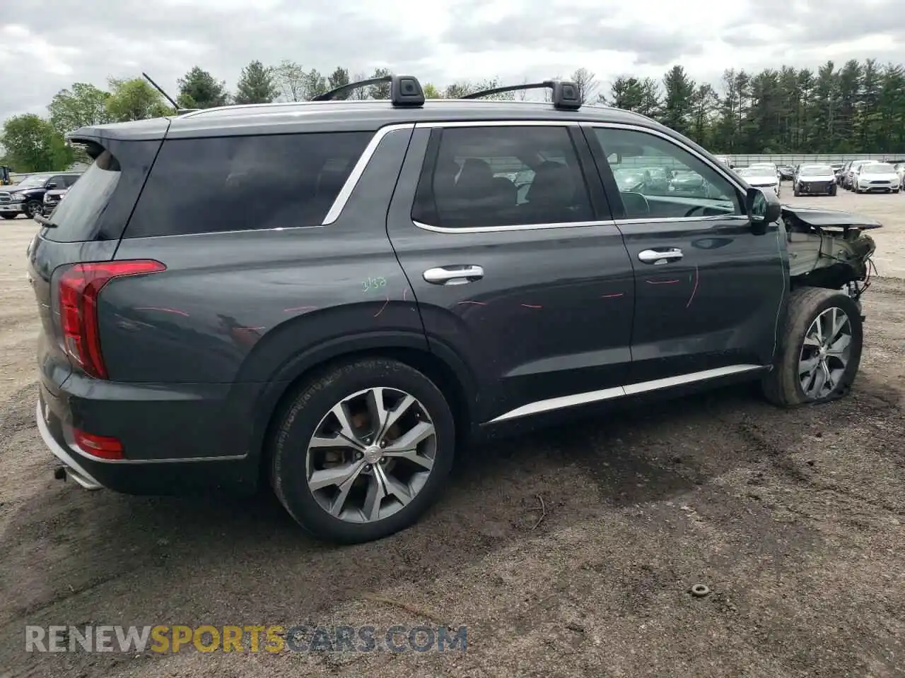 3 Photograph of a damaged car KM8R3DHEXMU202831 HYUNDAI PALISADE 2021