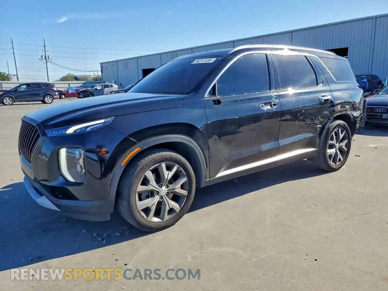 1 Photograph of a damaged car KM8R44HE0MU232109 HYUNDAI PALISADE 2021