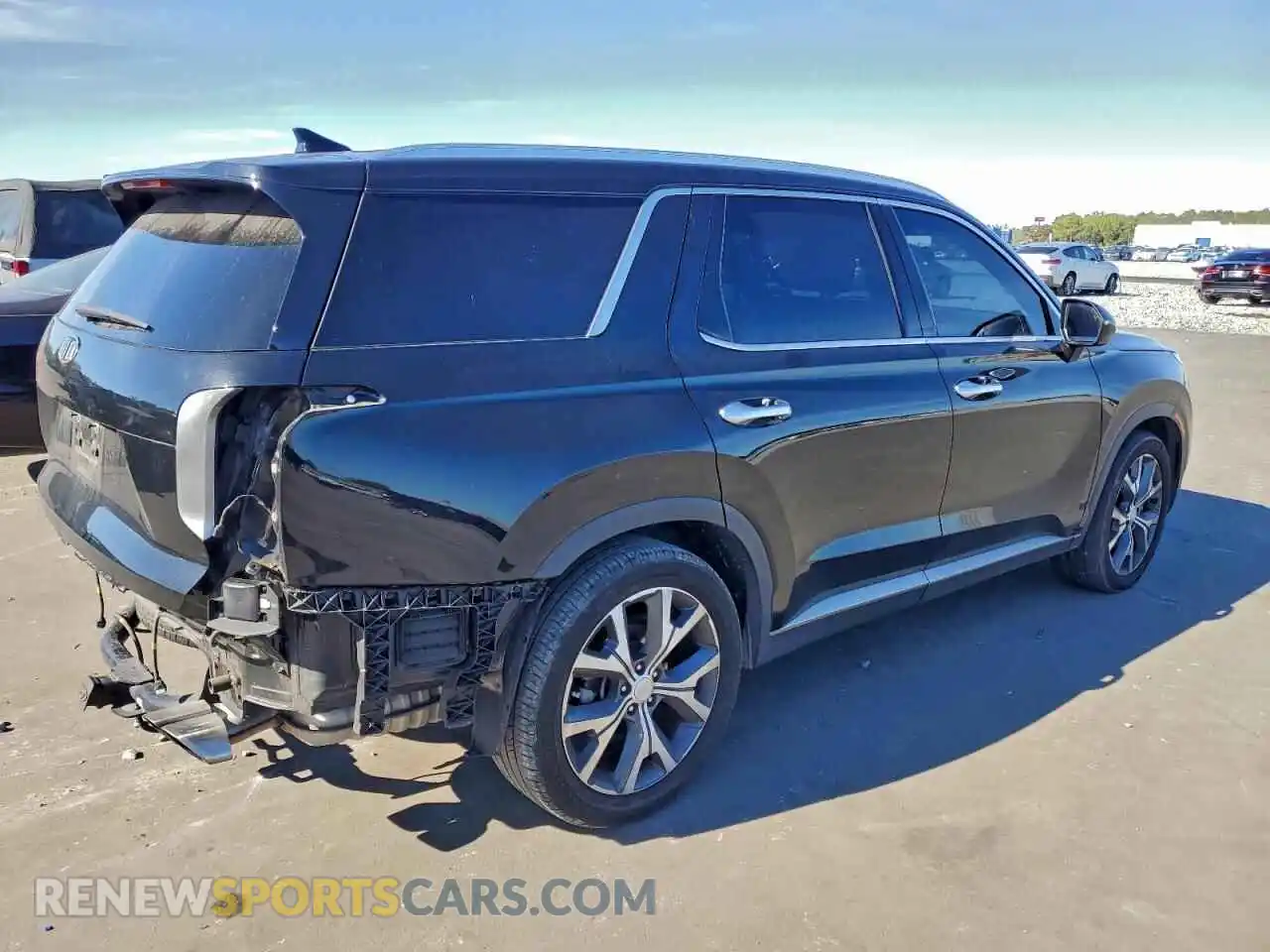 3 Photograph of a damaged car KM8R44HE0MU232109 HYUNDAI PALISADE 2021