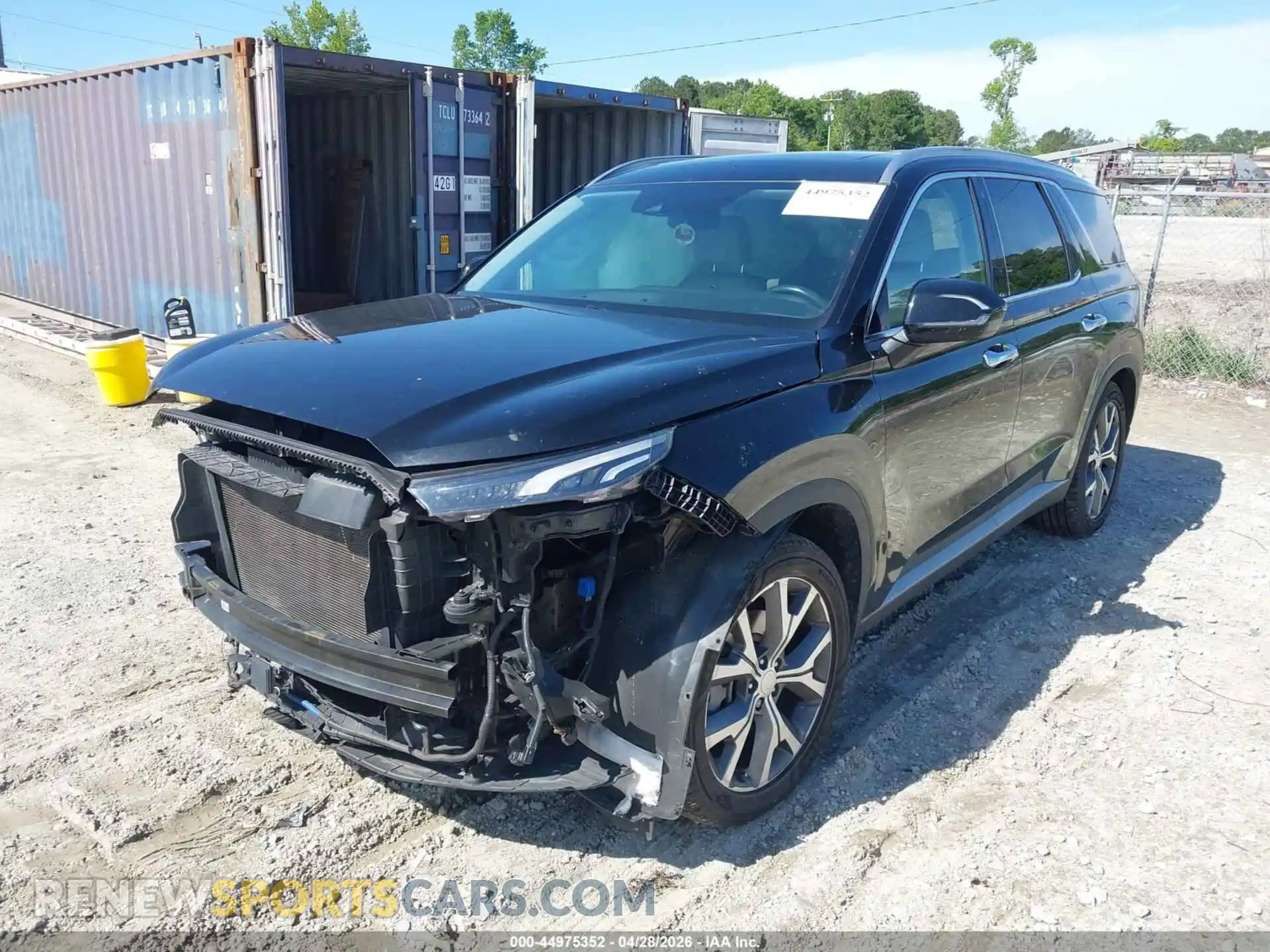 2 Photograph of a damaged car KM8R44HE1MU327388 HYUNDAI PALISADE 2021