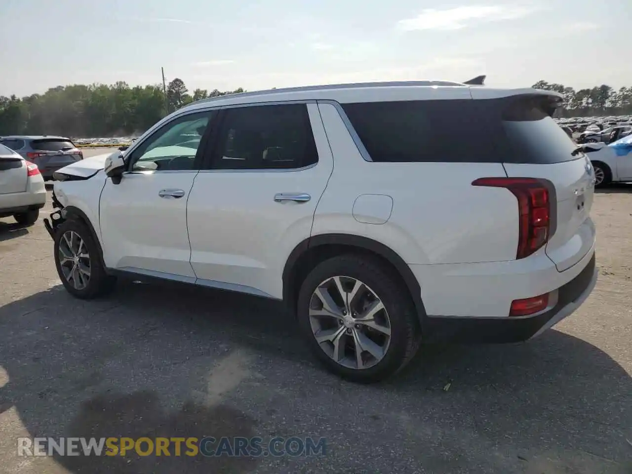 2 Photograph of a damaged car KM8R44HE3MU288559 HYUNDAI PALISADE 2021