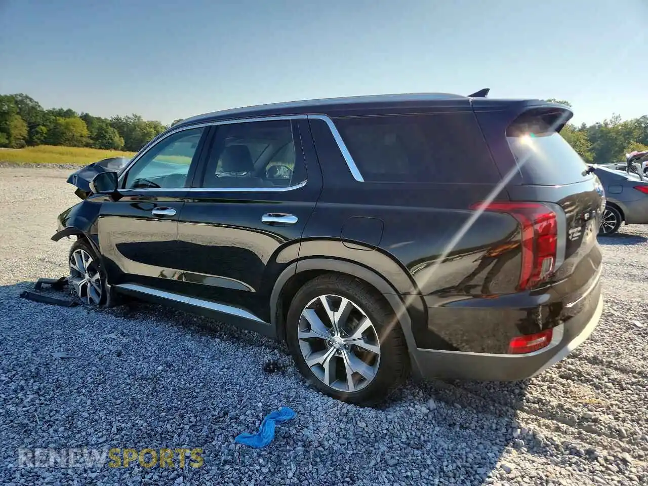 2 Photograph of a damaged car KM8R44HE4MU200585 HYUNDAI PALISADE 2021