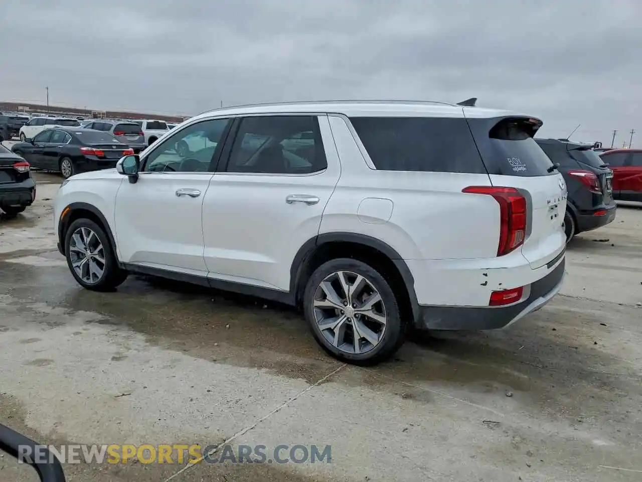2 Photograph of a damaged car KM8R44HE4MU306387 HYUNDAI PALISADE 2021