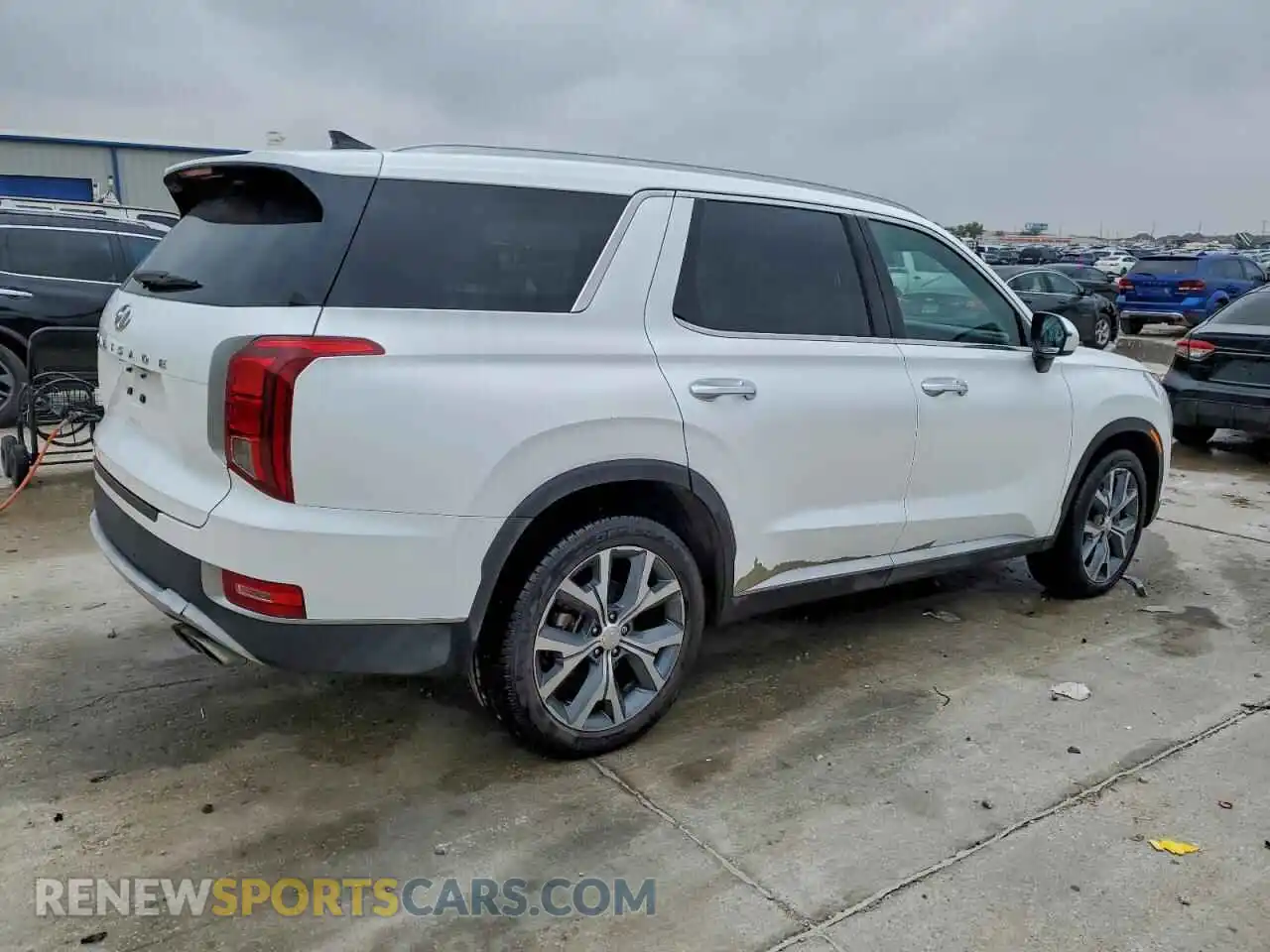 3 Photograph of a damaged car KM8R44HE4MU306387 HYUNDAI PALISADE 2021