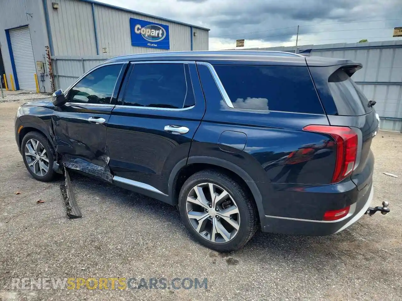 2 Photograph of a damaged car KM8R44HEXMU186787 HYUNDAI PALISADE 2021