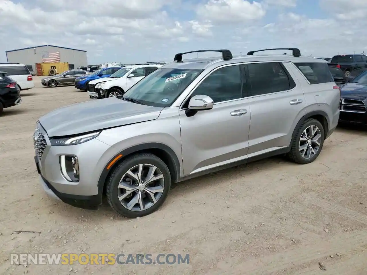 1 Photograph of a damaged car KM8R44HEXMU264422 HYUNDAI PALISADE 2021