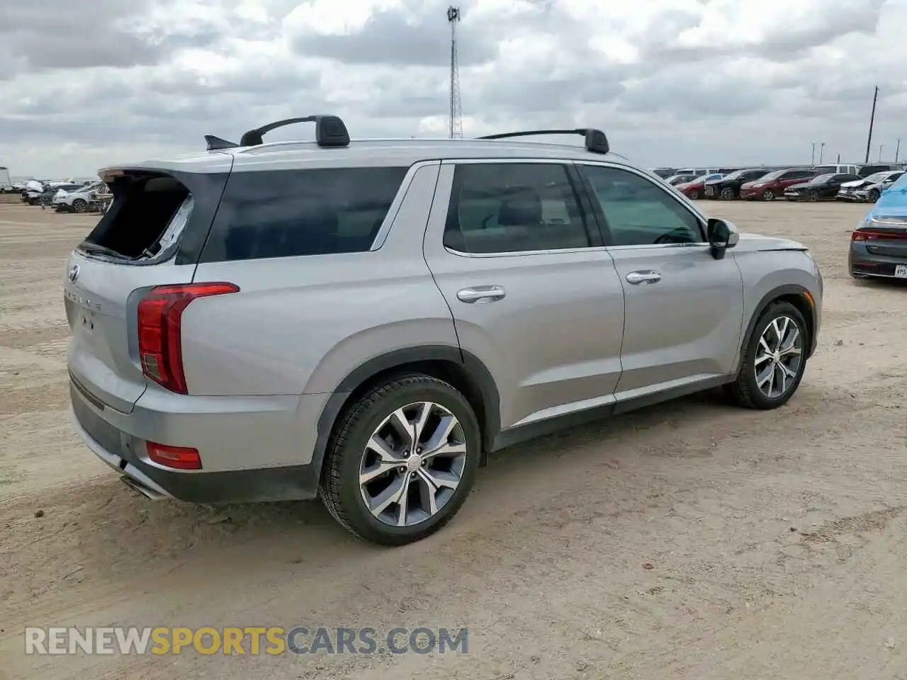 3 Photograph of a damaged car KM8R44HEXMU264422 HYUNDAI PALISADE 2021