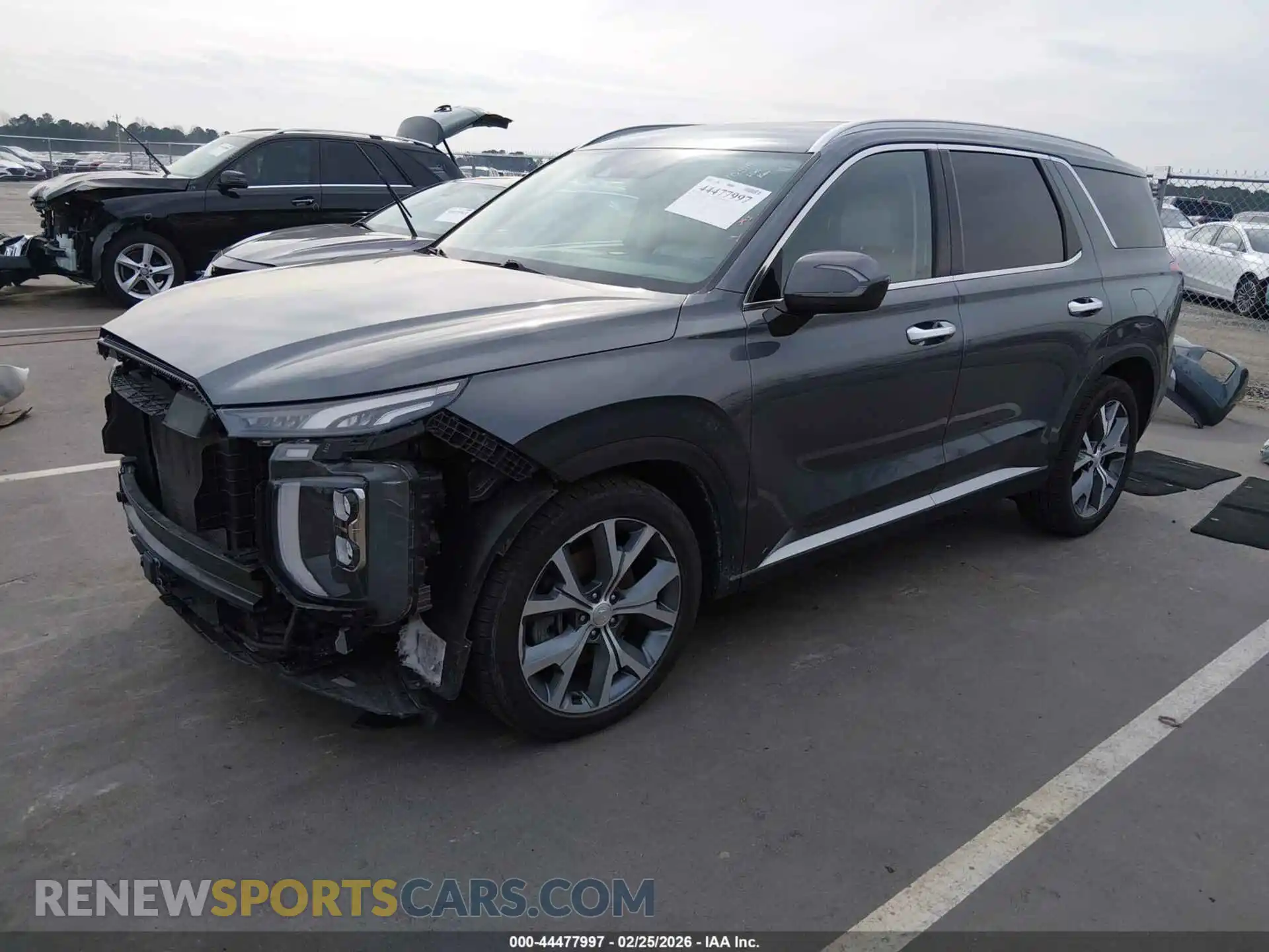2 Photograph of a damaged car KM8R44HEXMU316020 HYUNDAI PALISADE 2021