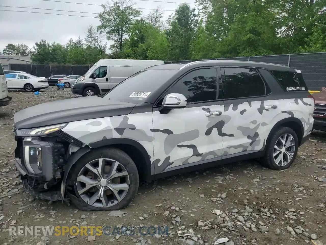 1 Photograph of a damaged car KM8R4DHE2MU264253 HYUNDAI PALISADE 2021