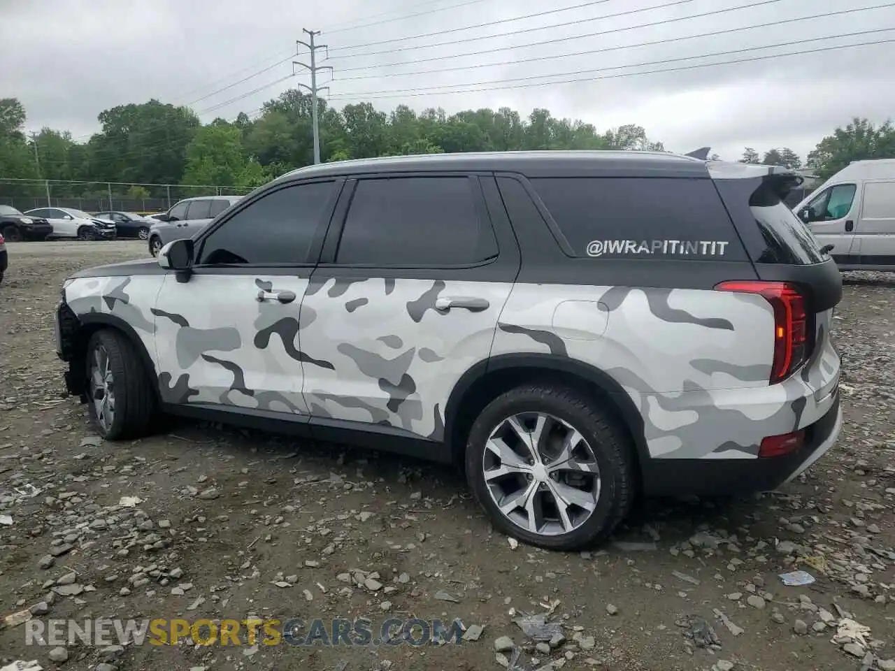 2 Photograph of a damaged car KM8R4DHE2MU264253 HYUNDAI PALISADE 2021