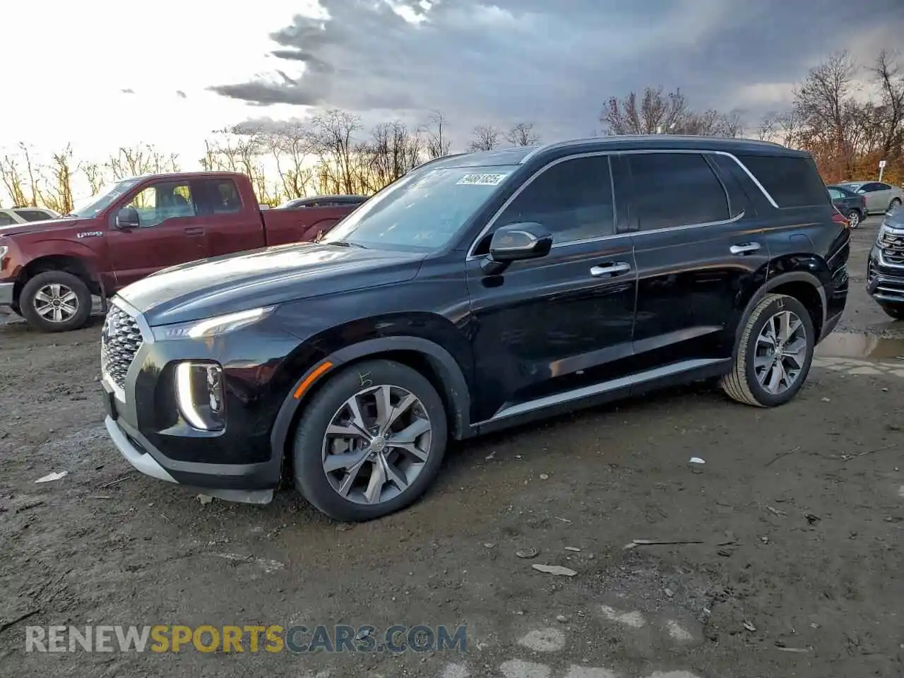 1 Photograph of a damaged car KM8R4DHE2MU317534 HYUNDAI PALISADE 2021