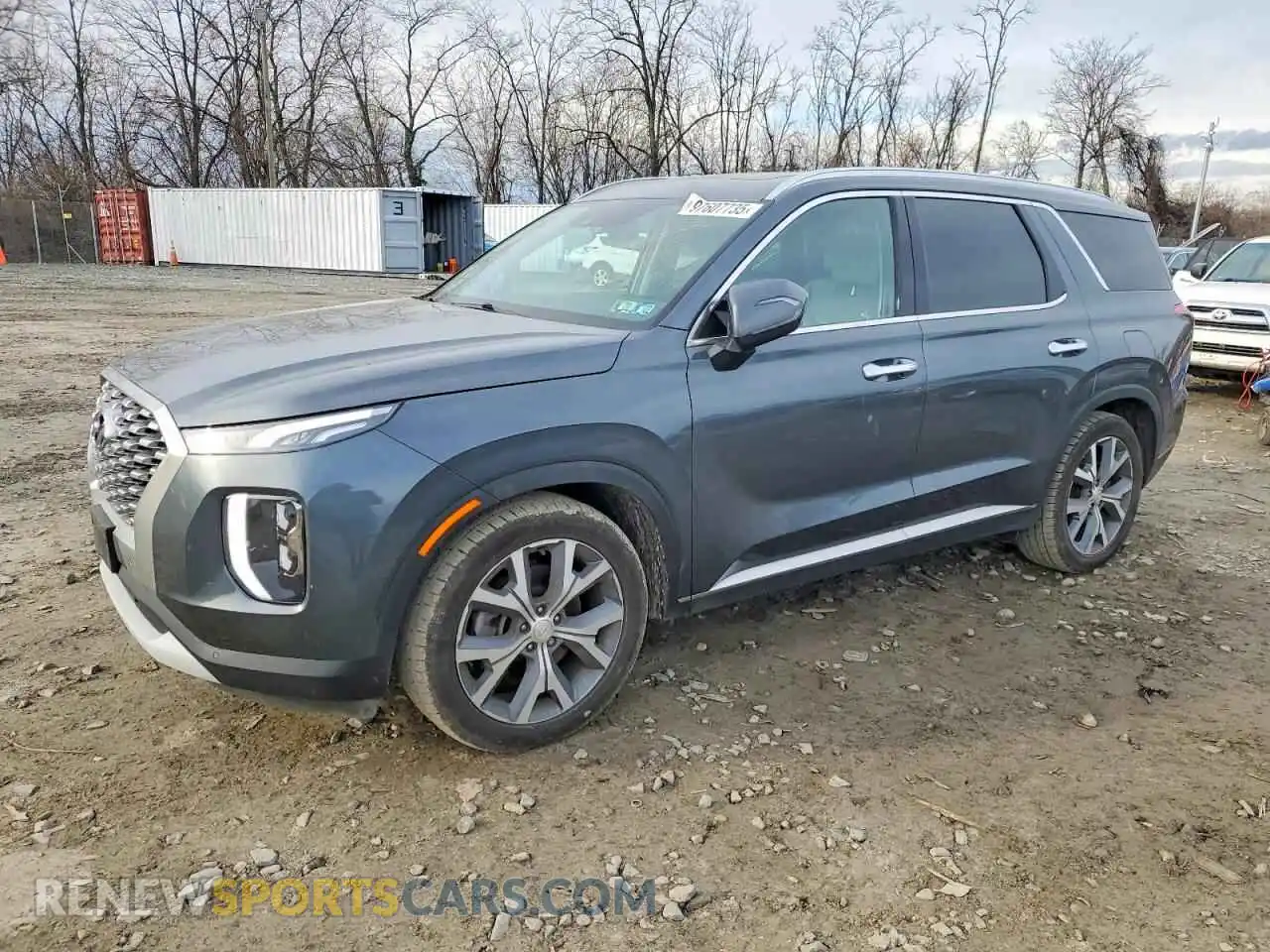 1 Photograph of a damaged car KM8R4DHE4MU252539 HYUNDAI PALISADE 2021