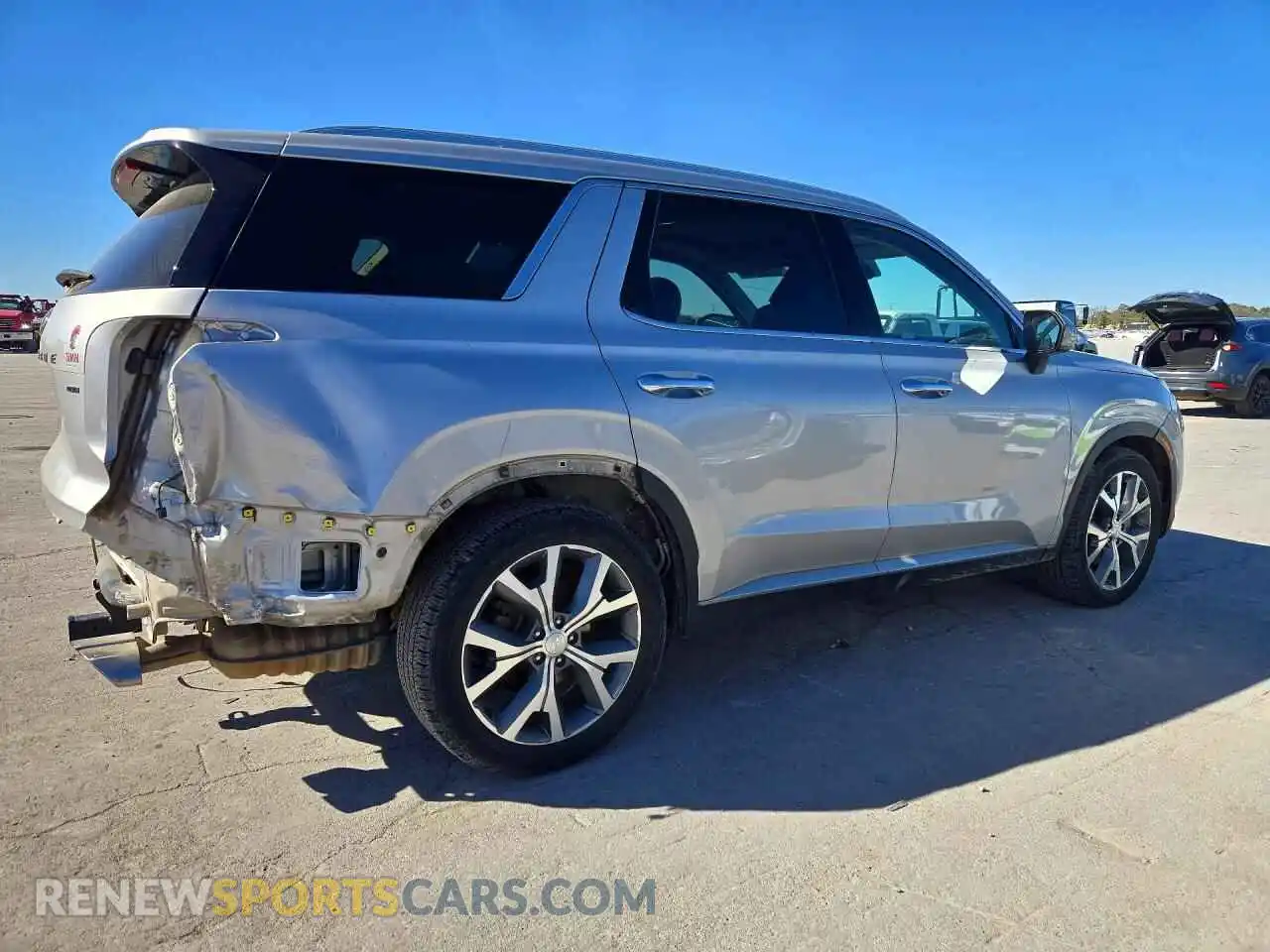 3 Photograph of a damaged car KM8R4DHE5MU299577 HYUNDAI PALISADE 2021