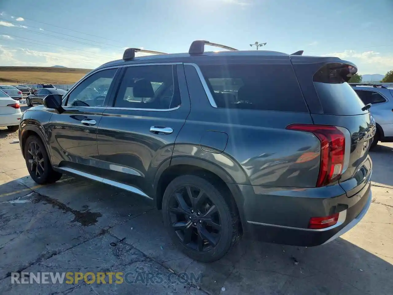 2 Photograph of a damaged car KM8R4DHE8MU191468 HYUNDAI PALISADE 2021