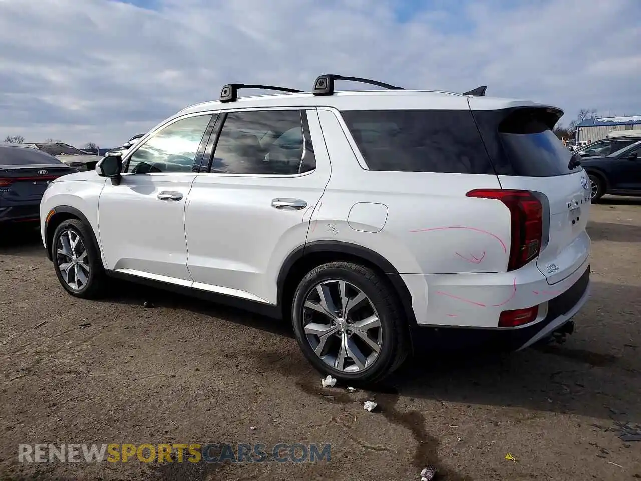 2 Photograph of a damaged car KM8R4DHE8MU212593 HYUNDAI PALISADE 2021