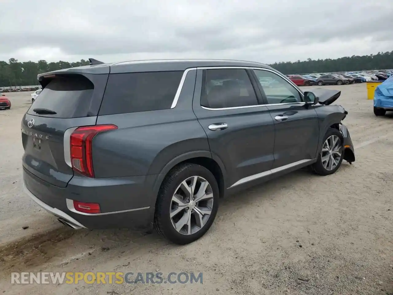 3 Photograph of a damaged car KM8R54HE2MU272091 HYUNDAI PALISADE 2021