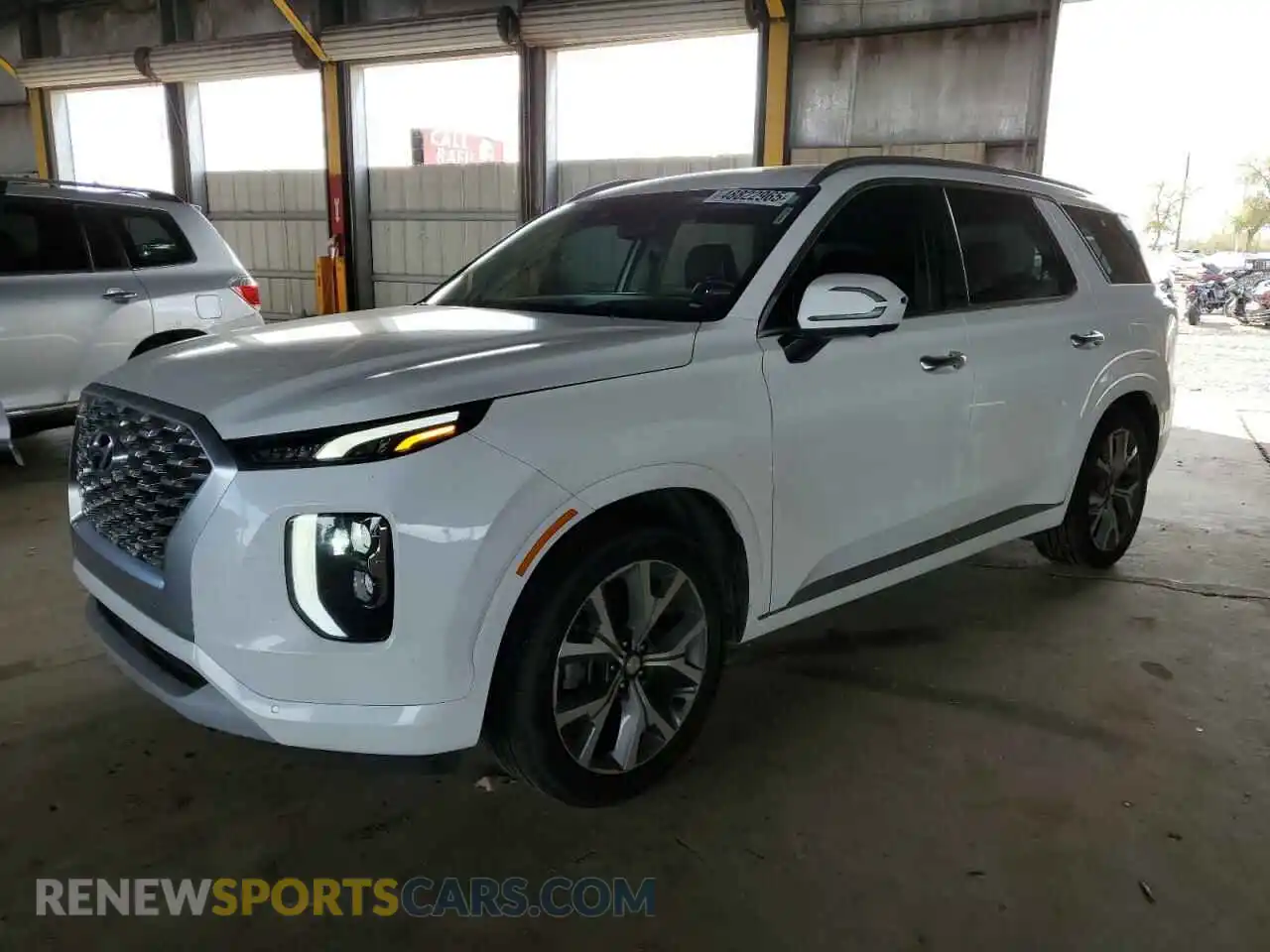 1 Photograph of a damaged car KM8R54HE2MU290476 HYUNDAI PALISADE 2021