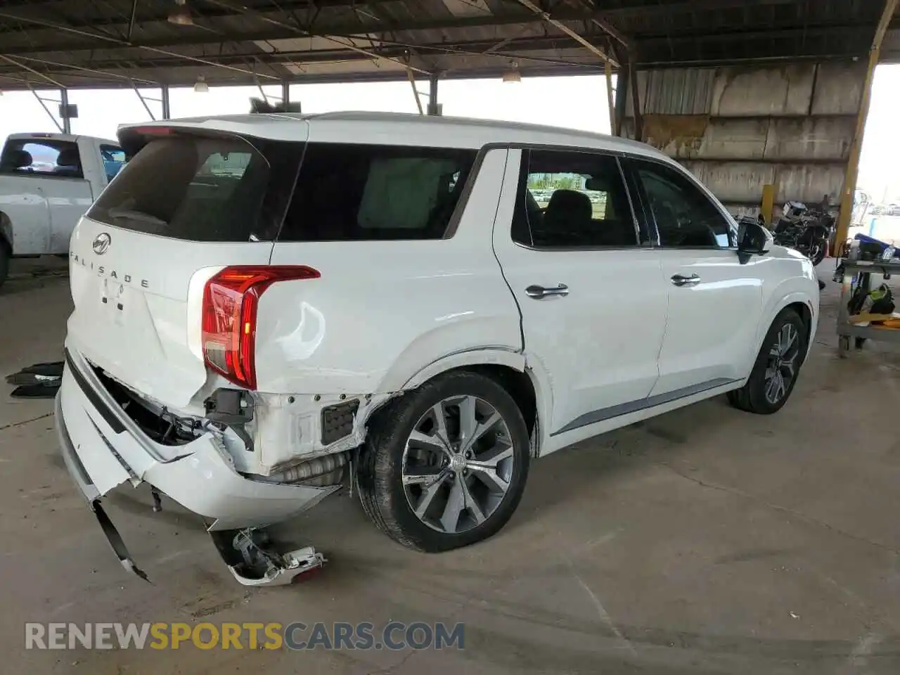 3 Photograph of a damaged car KM8R54HE2MU290476 HYUNDAI PALISADE 2021