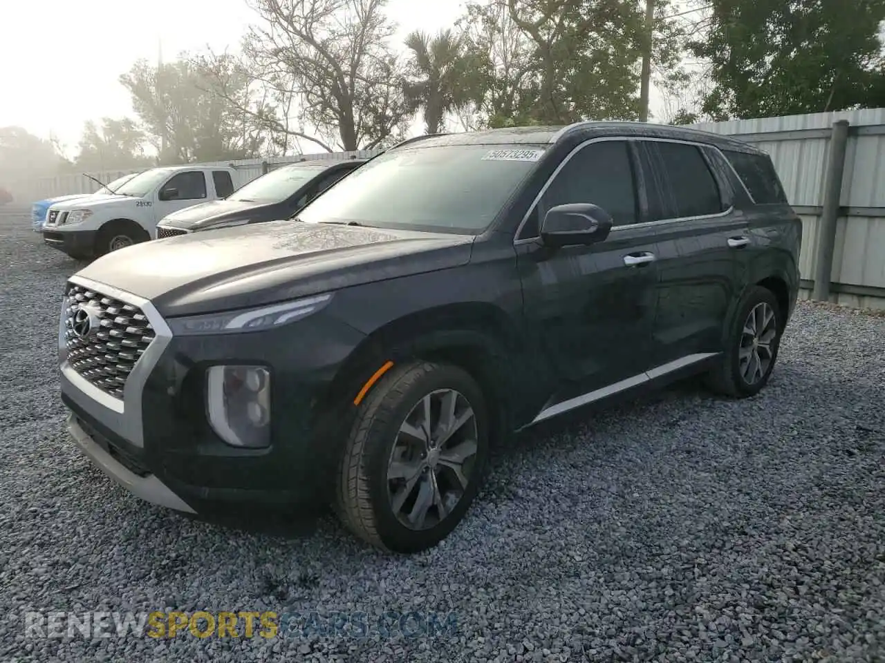 1 Photograph of a damaged car KM8R54HE4MU236659 HYUNDAI PALISADE 2021