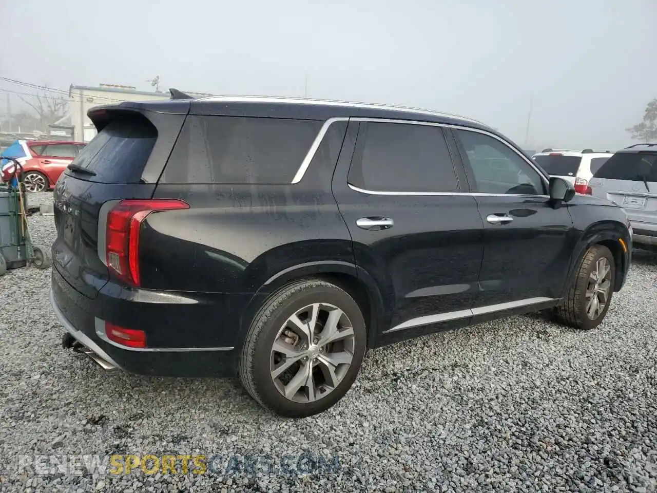 3 Photograph of a damaged car KM8R54HE4MU236659 HYUNDAI PALISADE 2021