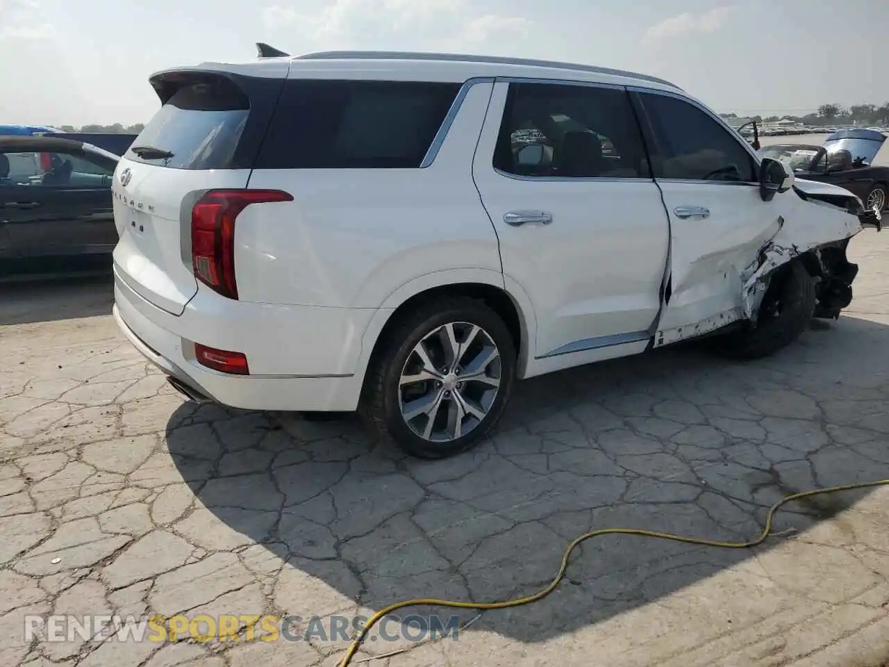 3 Фотография поврежденного автомобиля KM8R54HE4MU262839 HYUNDAI PALISADE 2021