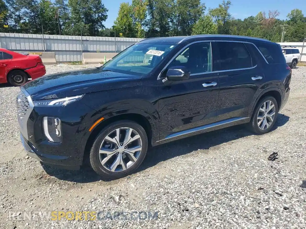 1 Photograph of a damaged car KM8R54HE4MU270875 HYUNDAI PALISADE 2021