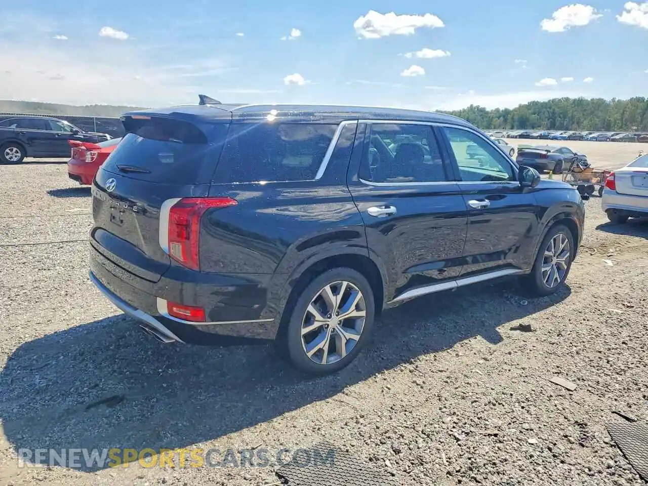 3 Photograph of a damaged car KM8R54HE4MU270875 HYUNDAI PALISADE 2021