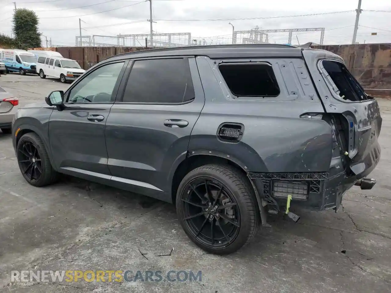 2 Photograph of a damaged car KM8R54HE5MU203072 HYUNDAI PALISADE 2021