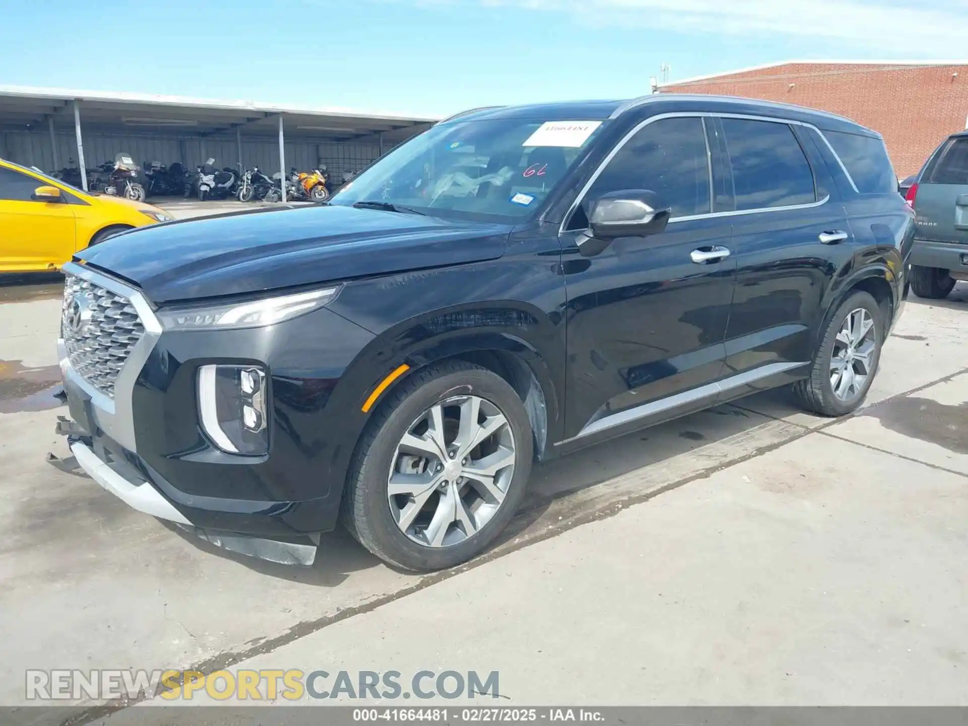 2 Photograph of a damaged car KM8R54HE8MU212980 HYUNDAI PALISADE 2021