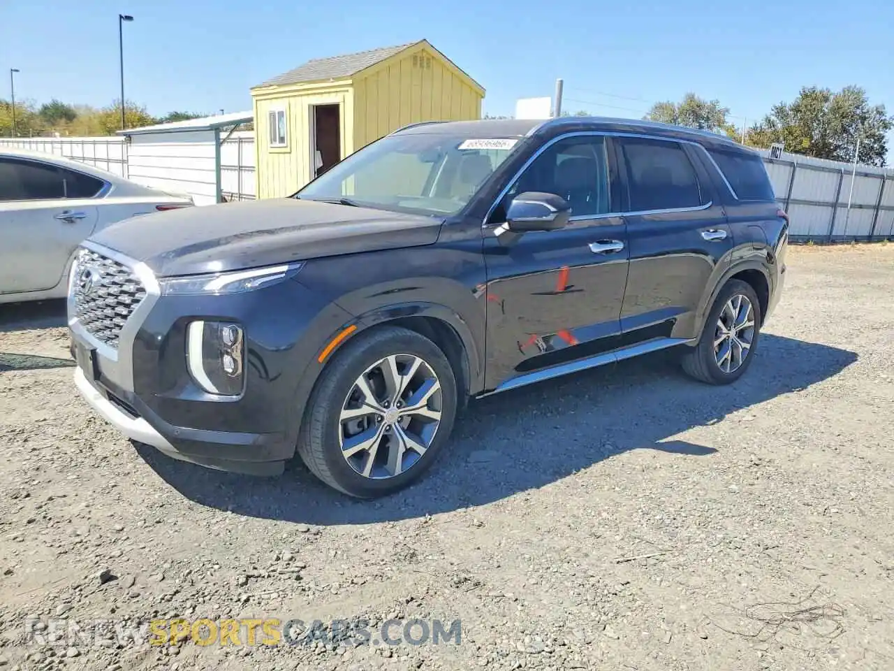 1 Photograph of a damaged car KM8R54HE9MU191069 HYUNDAI PALISADE 2021
