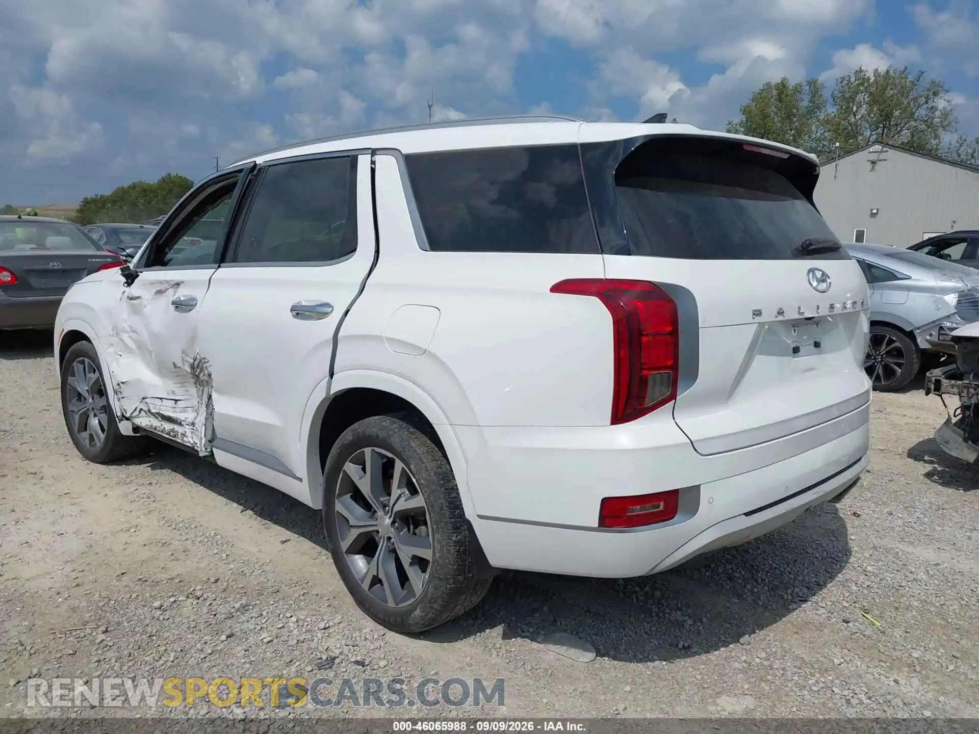 3 Photograph of a damaged car KM8R5DHE1MU217809 HYUNDAI PALISADE 2021